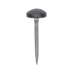 Ozdobný kovaný klinec, hlavička Ø 16x7mm, hrot 3x2x37mm, bez povrchovej úpravy Ozdobný kovaný klinec, hlavička Ø 16x7mm, hrot 3x2x37mm, bez povrchovej úpravy